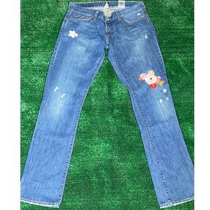 Lucky Brand, Lil Maggie embroidered flower